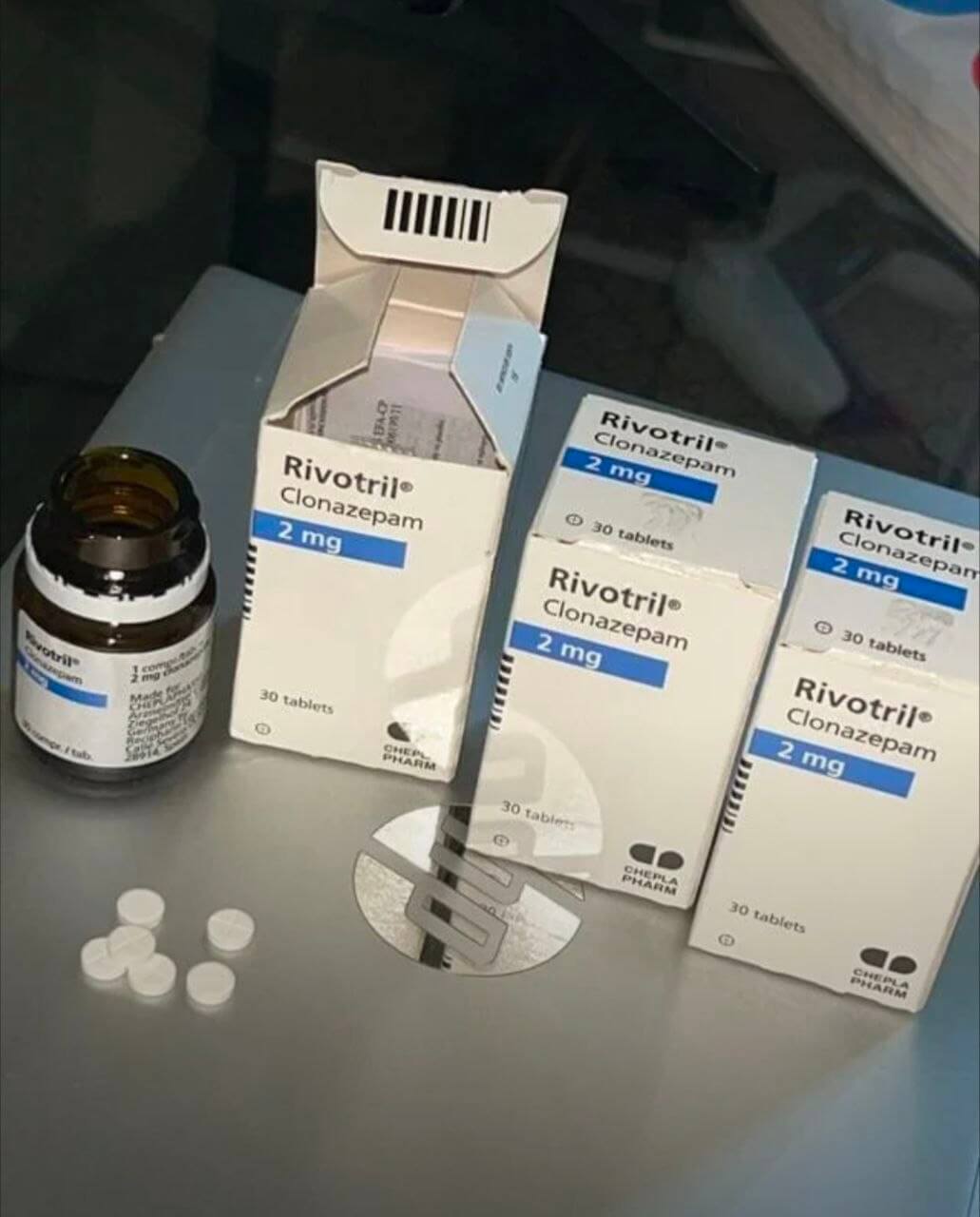 Clonazepam (Rivotril/Klonopin 2 mg)
