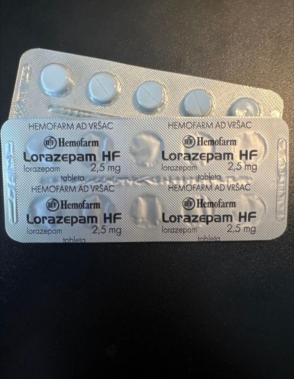 Lorazepam (Ativan 2.5 mg)