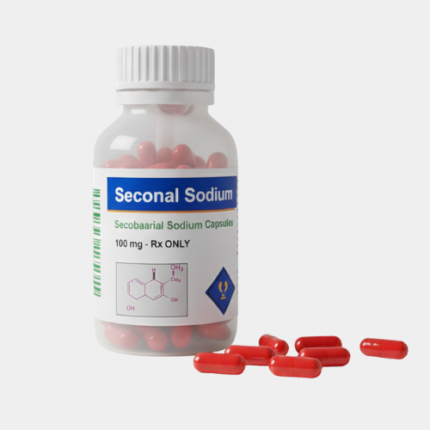 Secobarbital (Seconal) — लाल नारंगी कैप्सूल (50-100 मिलीग्राम)
