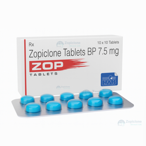 Zopiclone (Imovane) — حبوب منع الحليب الزرقاء (3.75/7.5 ملغ)؛ حبوب منع الحليب ذات العلامة التجارية "ZOP"